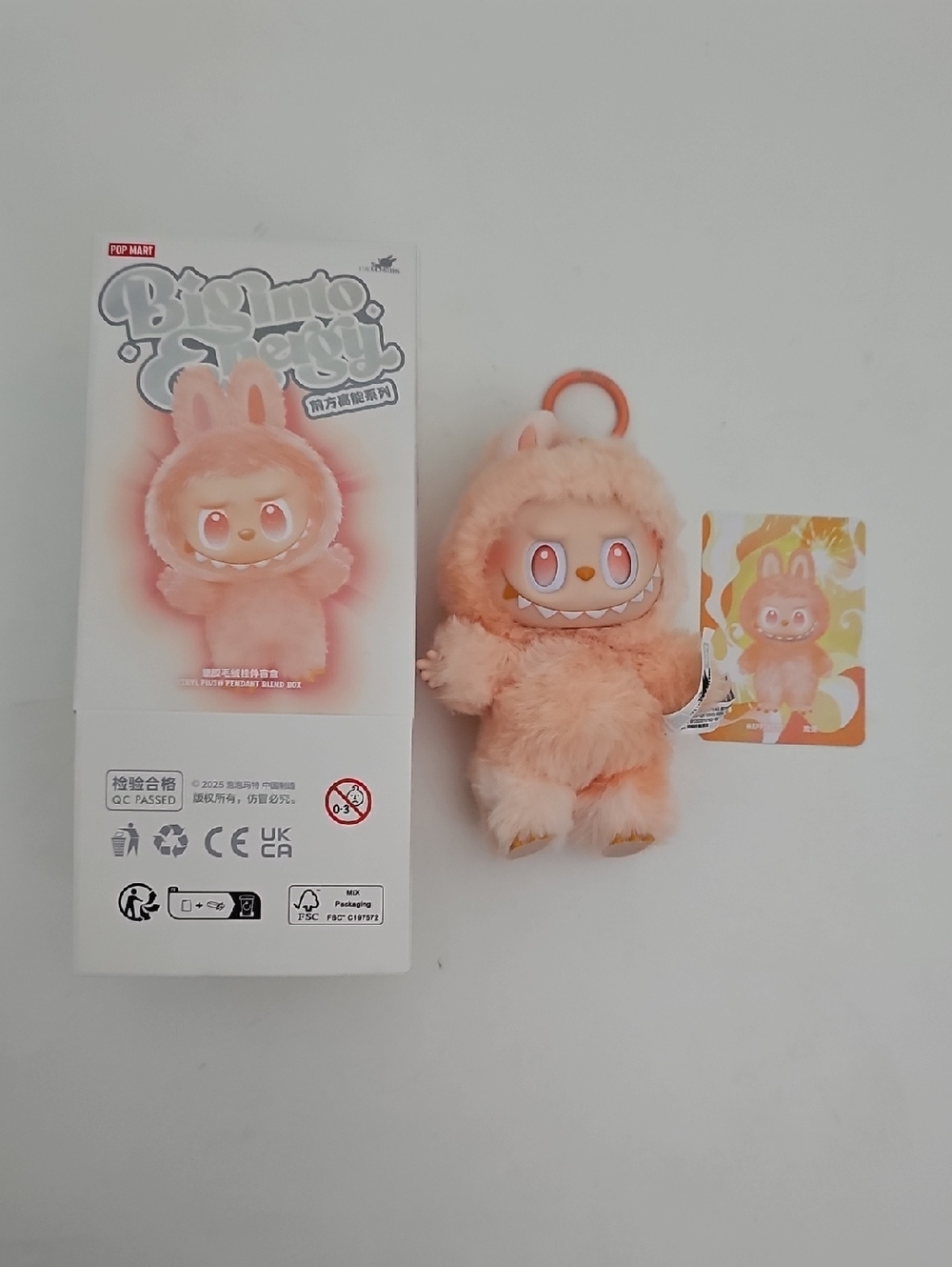 Authentic The Monsters Labubu Happiness Big into Energy Confirmed Open Box